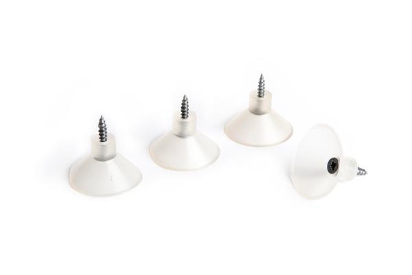 4 Haftsauger inkl. Schrauben für Original SPÜLBOY® Neptun, Twin-GoT, und Twin-GoT portable